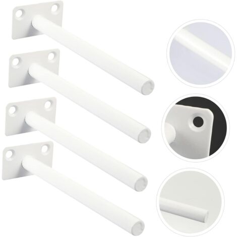 Ensemble de 4 supports flottants pour étagères dissimulées, étagères murales invisibles et cloisons. - AquaForge (1/5)