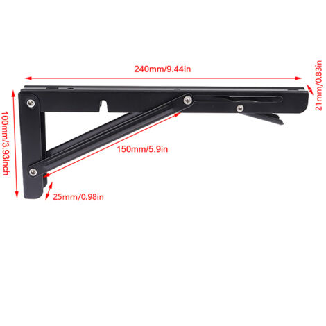 Table pliante avec support pour caravane/camping-car (1 pièce) - AquaForge (1/5)