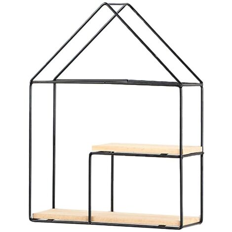 Console en métal et étagère murale en bois pour salon - AquaForge (1/4)