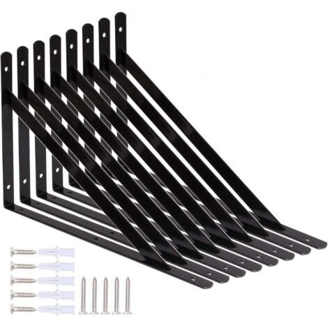 Supports pour étagères de rangement, étagères renforcées à haute capacité de charge, conception triangulaire assurant une grande stabilité - AquaForge (1/5)