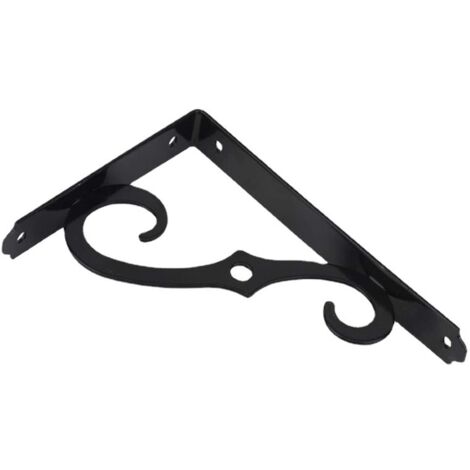 Lot de 4 supports muraux en fer, forme triangulaire à 90°, 127 x 89 mm, robustes, idéaux pour la cuisine et le bureau - AquaForge (1/5)