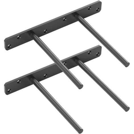 2 supports d'étagère dissimulés, équerres flottantes invisibles, B-AquaForge (1/3)