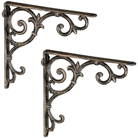 Lot de 2 supports d'étagère style vintage - AquaForge (1/5)