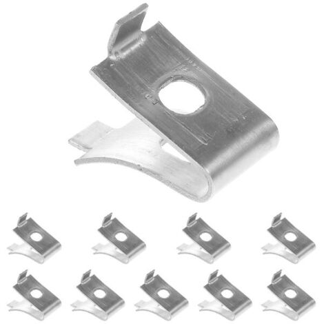 Lot de 10 supports d'étagère en acier inoxydable - AquaForge (1/4)