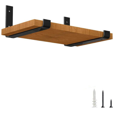 Supports tubulaires industriels pour étagères, lot de 2, pour fixation murale, haute résistance. - AquaForge (1/3)