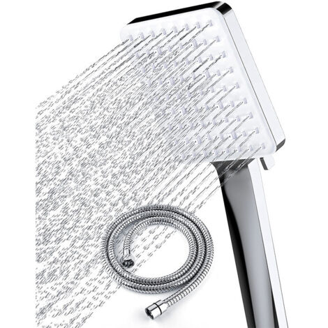 Douche avec flexible haute pression, tuyau de 1,5 m - AquaForge (1/4)