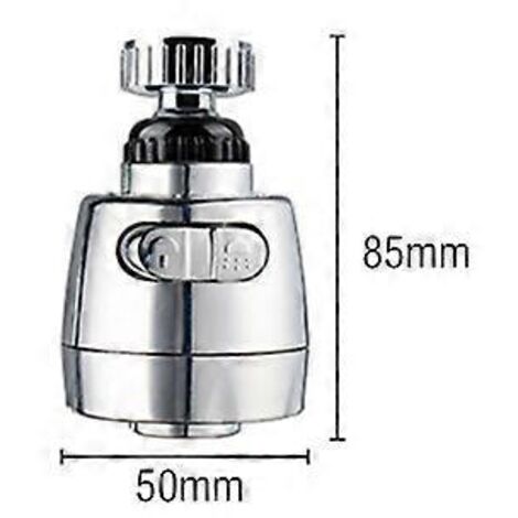 Pommeau de douche de cuisine, rotation à 360 degrés, protection anti-éclaboussures, buse à économie d'eau, 2-AquaForge (1/4)