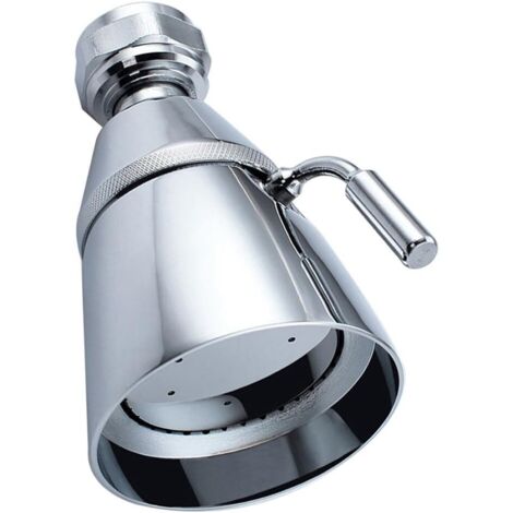 Pommeau de douche haute pression, à jet unique pivotant et coudé, en laiton massif. - AquaForge (1/5)