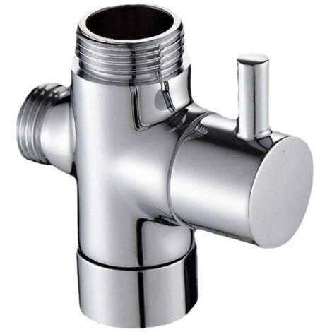 Robinet inverseur trois voies pour WC, salle de bain, cuisine, douchette - AquaForge (1/4)