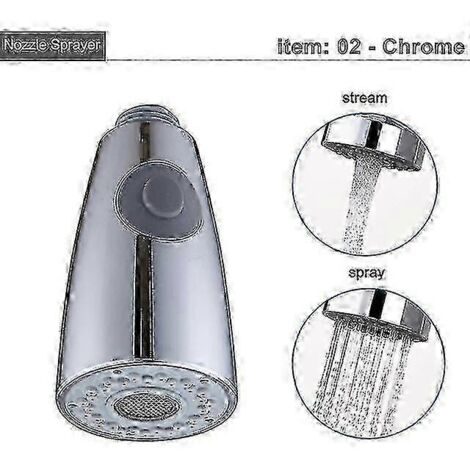 Douche de comptoir avec pulvérisateur et buse extensible, installation facile (G1/2) - AquaForge