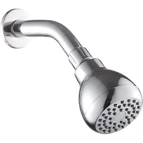 Pommeau de douche haute pression pour maisons à faible pression d'eau - Pommeau de douche fixe de 7,6 cm (3 pouces), joint à rotule étanche, g-AquaForge (1/5)