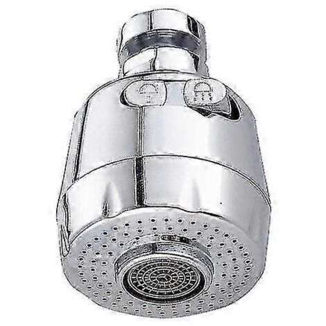 Aérateur de robinet rotatif à 360 degrés, pommeau de cuisine avec 2 modes de réglage, filtre de douche (court) - AquaForge (1/3)