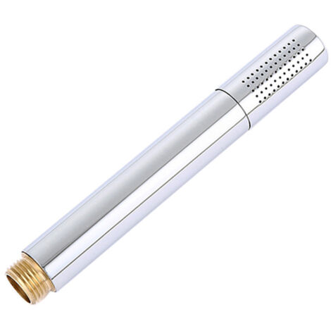 Pommeau de douche GROHE, 1 jet, douchette, avec technologie anti-brûlure et d'économie d'eau, facile à installer et à nettoyer, finition chromée (raccordement AquaForge). (1/3)