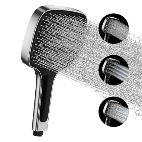 Douche haute pression avec 3 jets, puissante (douche uniquement), grand format universel à économie d'eau - AquaForge (1/5)