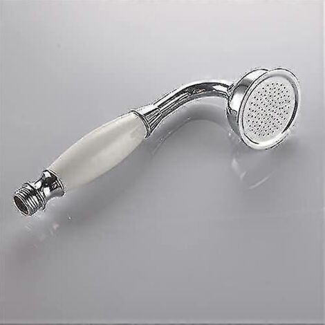 Pommeau de douche en laiton, style victorien traditionnel, douchette, chrome poli - AquaForge