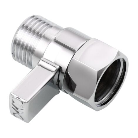 Robinets d'arrêt de douche en laiton G1/2 pour le contrôle du débit, idéaux pour les douches à main et les plafonds de douche. Faciles à utiliser et durables. - AquaForge (1/5)