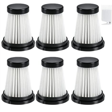 Lot de 6 filtres HEPA pour aspirateurs portables K12 / Pro K13 et Genius Invictus .0/2.0 - AquaForge (1/5)