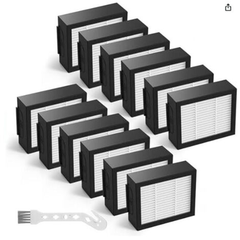 Kit comprenant 12 filtres de rechange et accessoires pour aspirateur iRobot Roomba i&e i7 e5 e6+J7 - AquaForge (1/5)