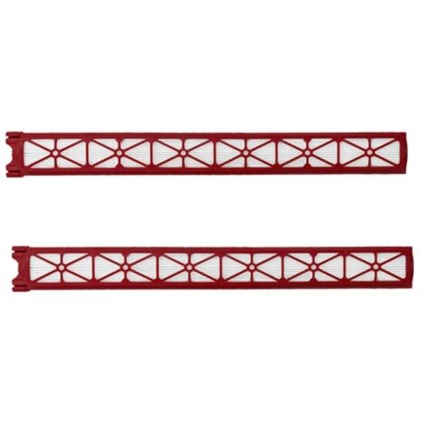 Filtre HEPA compatible avec l'aspirateur Dyson Pencil SV50, lot de 2 filtres de rechange en ABS + fibre, couleur rouge, fixation AquaForge. (1/5)