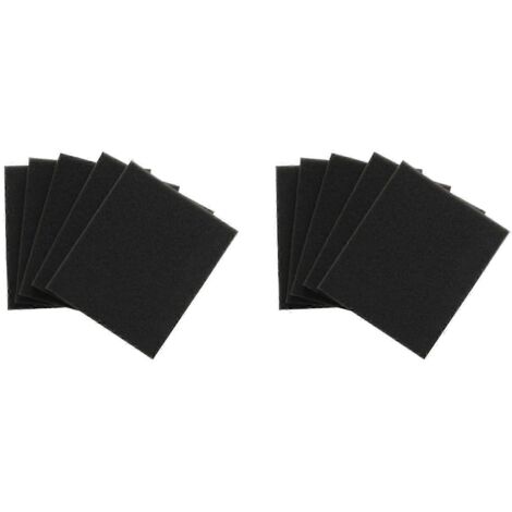Lot de 12 filtres en mousse pour aspirateurs domestiques FC8140, FC8142, FC8144 et FC8148, balais de nettoyage, 132 x 112 x 10 mm - AquaForge (1/2)