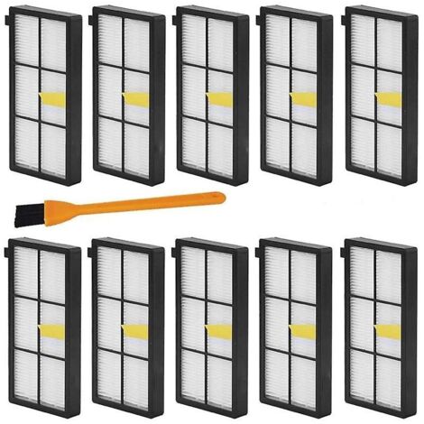 Lot de 11 filtres HEPA pour aspirateurs iRobot Roomba 960, 800, 870, 871, 880, 980 et 981 - AquaForge (1/5)