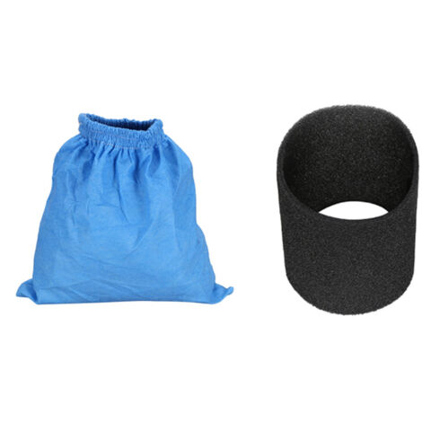 Compatible avec les aspirateurs Kärcher : 1 sac en tissu, 1 filtre en coton, 1 accessoire de protection moteur pour Kärcher MV1/WD1/WD2 WD3 - AquaForge (1/4)