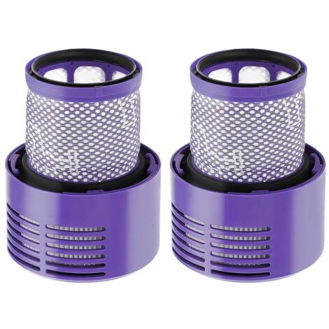 Lot de 2 filtres pour aspirateur Dyson V10/V11/V15 - Filtre violet - AquaForge (1/5)