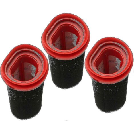 Lot de 3 filtres 25,2 V/21,6 V pour aspirateur sans fil Bosch Flexxo Série 4 BBH32101, etc., remplace [DB]-AquaForge (1/2)