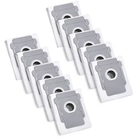 Lot de 10 sacs pour aspirateur iRobot Roomba i7 i7+ i3 i3+ i4 i4+ i6 i6+ j7 j7+ i8 i8+ S9 S9+ E5 E6 E7 Clean Base, sac à poussière de rechange pour accessoires-AquaForge (1/5)