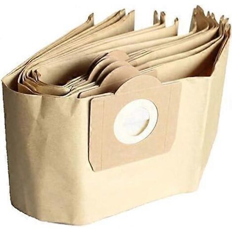 Lot de 5 sacs pour aspirateur Karcher WD3, WD 3 Premium, WD3200, WD3500P, A2204, A2534, SE4001, KAR69591300 [DB]-AquaForge (1/2)