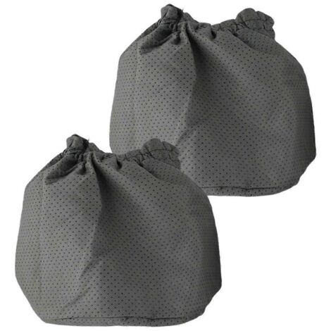 Lot de 2 sacs filtrants en tissu pour aspirateur industriel GAS 15 PS (pièces détachées 1619PA8370).-AquaForge (1/2)