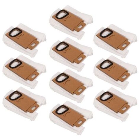 Sacs d'aspirateur compatibles avec le Xiaomi Roborock H7, lot de 10, sacs de rechange compatibles avec les accessoires Roborock H7 et H6-AquaForge (1/4)
