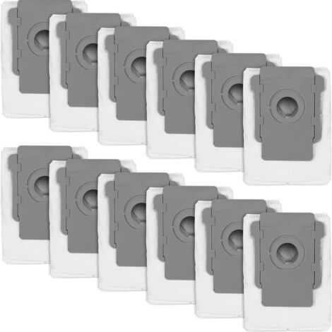 Lot de 12 sacs pour aspirateur compatibles avec iRobot Roomba i3+ i7+ S9+-AquaForge (1/5)