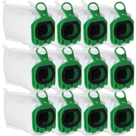 Lot de 12 sacs pour aspirateurs Vorwerk Kobold VB100 et VB 100 - sacs de rechange pour aspirateurs Vorwerk Kobold FP100 et FP 100-AquaForge (1/5)