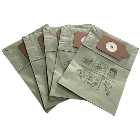 Lot de 10 sacs aspirateurs en papier pour optimiser l'aspiration des aspirateurs Henry NVM-1CH HVR200-11-AquaForge (1/3)