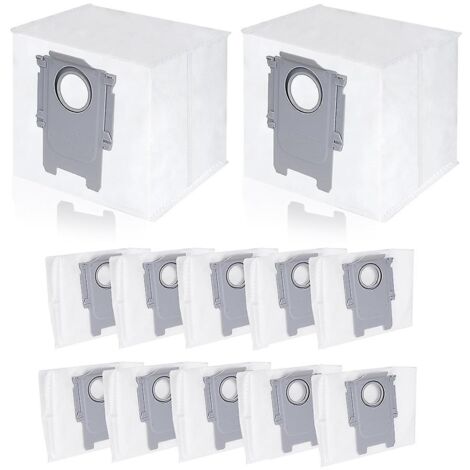 Lot de 12 sacs de rechange pour aspirateur Roborock S8+ / S8 Pro Ultra / S7 MaxV Ultra / Q5 / Q5+ / Q7+ / Q7 Max+-AquaForge (1/5)