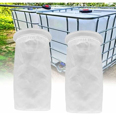 2 filtres IBC en nylon, filtre pour réservoir d'eau de pluie IBC, filtre de rechange lavable pour IBC, couvercle en nylon - Raccord pour couvercle de réservoir IBC (105 mm)-AquaForge (1/4)