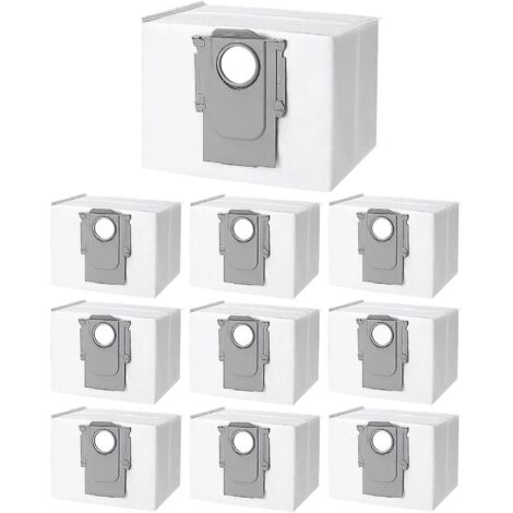 10 sacs pour aspirateur compatibles avec Xiaomi Roborock S8+/S8 Pro Ultra, S7 Maxv Ultra/S7 Pro Ultra/Q7+/Q7 Max+/Q5+/T8YUX-AquaForge (1/4)