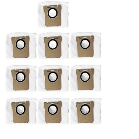 Lot de 10 sacs pour aspirateur robot Bot L10S Ultra/ B101CN/Dream S10 S10 Pro, pièces détachées【PL】-AquaForge (1/4)