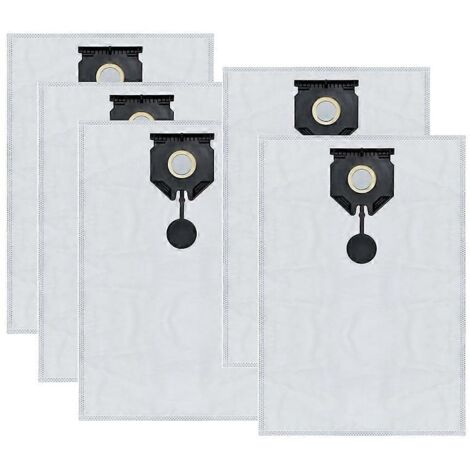 5 sacs à poussière à filtration haute performance pour aspirateur 2.889-154.0 NT 30/1 30L (pièces de rechange)-AquaForge (1/5)