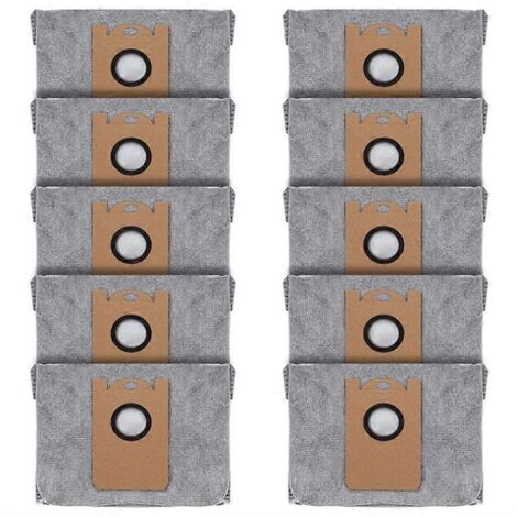 Lot de 10 sacs pour aspirateur Eufy RoboVac L35 Hybrid LR30 Hybrid LR20-AquaForge (1/5)