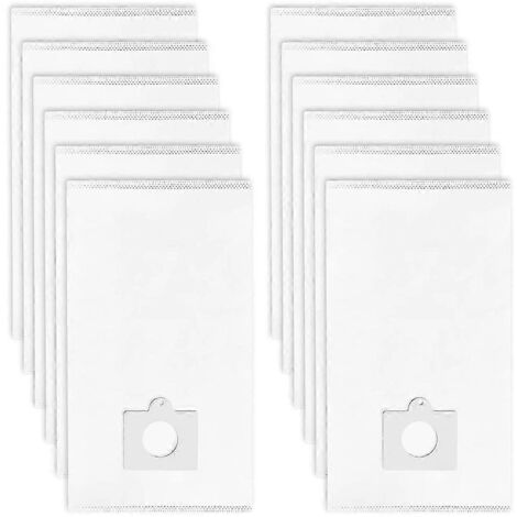 Sacs pour aspirateur traîneau type Q/C 53292 (modèles C/Q 5055, 50557, 50558, 53291 et 20-53292), lot de 12-AquaForge (1/2)