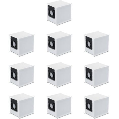 Ensemble de 10 sacs compatibles pour aspirateur robot Botslab S8 + 360, pièces détachées et accessoires pour aspirateur robot - WELLNGS-AquaForge (1/3)