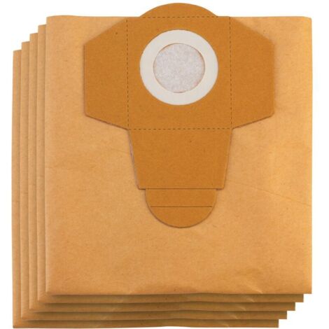 5 sacs de rechange pour aspirateur de 20 litres (compatibles avec les aspirateurs eau et poussière de 20 litres) - 47 x 30 cm-AquaForge (1/2)