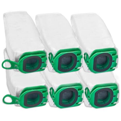 Sacs d'aspirateur Kobold VB100 VK135/VK140/VK200 (paquet de 6)-AquaForge (1/4)