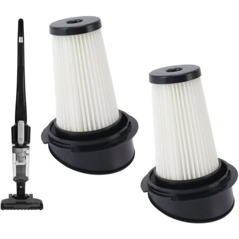Jeu de filtres de rechange (2 pièces) pour aspirateur, compatible avec les balais électriques Air Force Light et Cyclonic Airforce Light, AquaForge (1/5)
