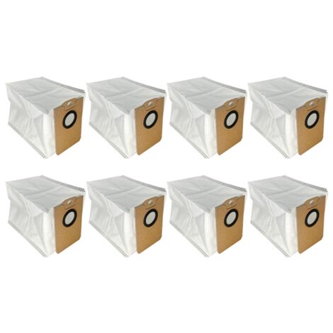 Lot de 8 sacs pour aspirateur Cecotec Conga séries 2499/7490/8290/2299 - Pièce détachée pour le nettoyage ménager - Sac à poussière-AquaForge (1/5)