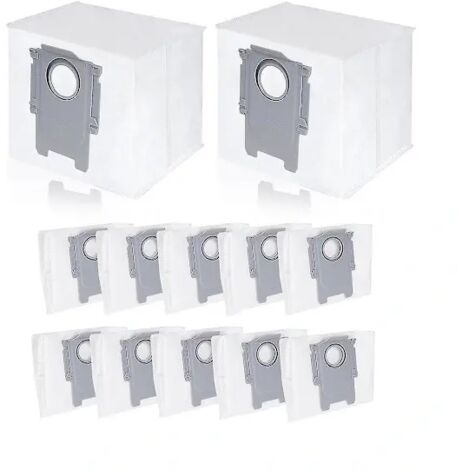 Lot de 12 sacs de rechange pour aspirateur Roborock S8+ / S8 Pro Ultra / S7 MaxV Ultra / Q5 / Q5+ / Q7+ / Q7 Max+-AquaForge (1/4)