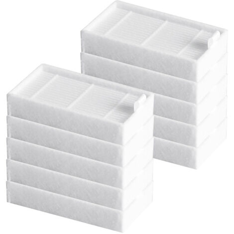 Lot de 10 filtres HEPA de rechange pour aspirateurs robots iLife, modèles V3, V3S, V3S Pro, V5, V5S et Pro. - AquaForge (1/5)