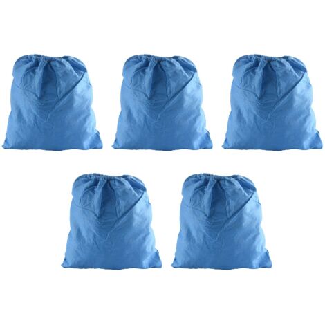 Lot de 5 sacs filtrants textiles pour aspirateurs Karcher MV1, WD1, WD2, WD3 et SE4001.-AquaForge (1/5)